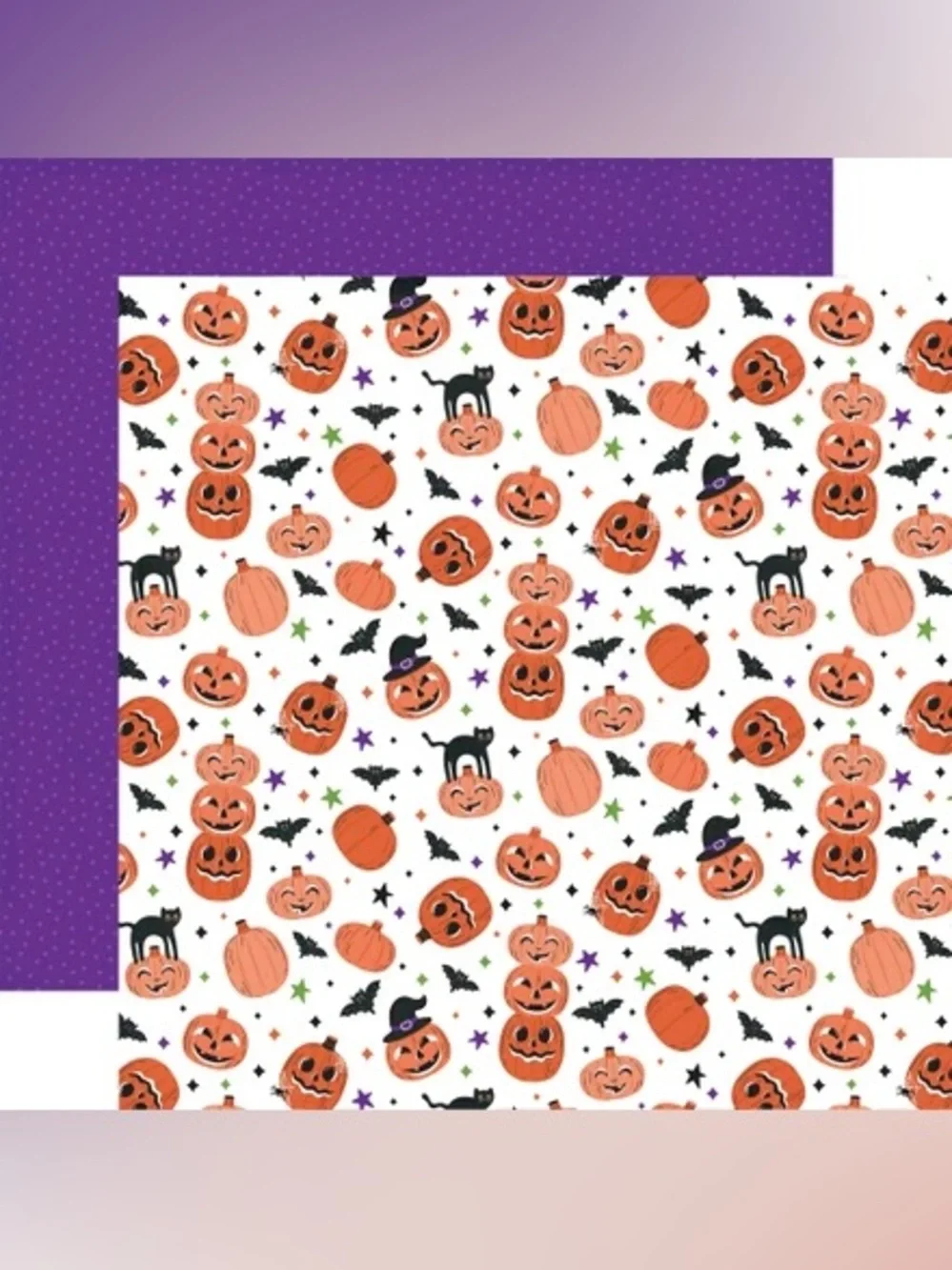 Echo Park Mixed Halloween 12x12” 8 Pcs Paper Assortment 🎃